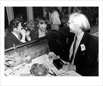 Mick Jagger and Andy Warhol NewYork 1978
